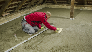 Baumit PorBeton – zahlazení povrchu