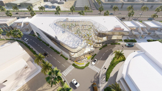 Chytrá budova pro budoucnost. Řešení Schüco Grid-2-Shell umožňuje efektivně plánovat a snadno realizovat trojrozměrné, libovolně tvarované střechy i fasády. Bez potřeby jakékoli ocelové konstrukce nebo svařování (zdroj: Schüco)