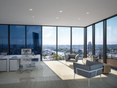 Schüco SageGlass: dynamické samozatmavovací sklo pro okna a fasády Schüco, vytvořené ve spolupráci s firmou Saint-Gobain (zdroj: Schüco)