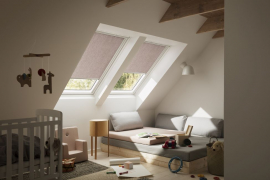 Nová kolekce rolet VELUX pro relaxační, hravý i elegantní interiér