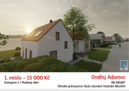 Rodinný dům - 1. místo: Ondřej Adamec
