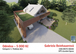 Rodinný dům - odměna: Gabriela Beinhauerová