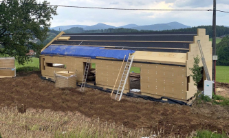 Dům ve Vidči - realizace (foto: archiv VSF Novotný)