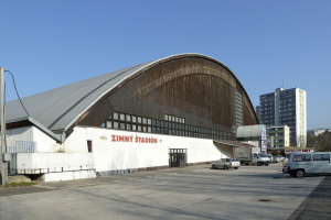 Pohľad na vstup do štadióna