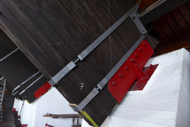 Päta oblúka a sťahovacie spony prierezu