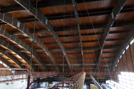 Pohľad z osvetľovacej lávky