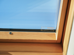 Prosvětlení a ventilace střešních prostor v domě Franze Kafky v Praze