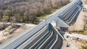 Sanace nestabilních náspů zemního tělesa, Dalovice u Karlových Varů