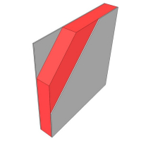 Obr. 2: D - zděná stěna 