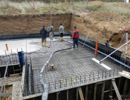 8. Betonáž základové desky