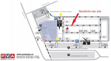 Mapa areálu - FOR ARCH 2021