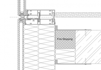 Požární uzavření vodorovné spáry