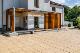 Revitalizace veřejné prostranství v Dobraticích (zdroj: PRESBETON)