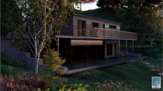 Tereza Hanáčková, SPŠ Zlín - 2. místo kategorie Projekt rodinného domu