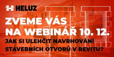 Webinář HELUZ: Jak si ulehčit navrhování stavebních otvorů v Revitu?
