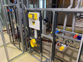 Předstěnový systém pro suchou výstavbu Prevista Dry Plus (foto: Viega)