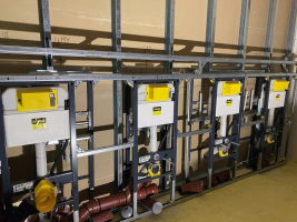 Předstěnový systém pro suchou výstavbu Prevista Dry Plus (foto: Viega)