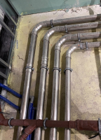 Nerezové potrubí Viega Sanpress Inox pro rozvody plynu a tlakového odpadního potrubí v dimenzi 88,9 mm (foto: Viega)