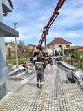 Zahájení ukládky betonu
