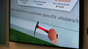 Jednatel renomované stavební společnosti STAMURA s.r.o. pan Jakub Mucha si jako jeden z prvních vyzkoušel Baumit aplikace s využitím virtuální reality