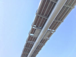 Nová lávka v Praze Troji