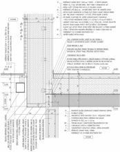 Napojení obvodové stěny na základové konstrukce