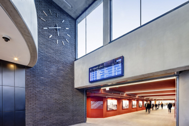 Konstrukce podchodu byla rozdělena na dva dilatační celky, dilatační spáry jsou těsněny elastomerovými těsnicími pásy