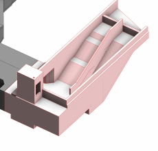 Model výstupu z podchodu