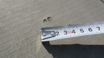 Popálená fólie, vhodná oprava kruhovou záplatou