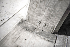 Detail pohledového betonu