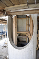 V rámci projektu učiliště požární ochrany bylo zvláštní bednění využito také při realizaci cvičného polygonu stísněných prostor.