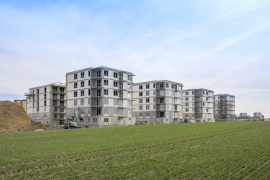 Na obvodových a mezibytových nosných stěnách bytového projektu Chytré bydlení® Skvrňany použila společnost Trigema velkoformátové tvárnice Silka Tempo