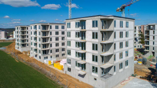Na obvodových a mezibytových nosných stěnách bytového projektu Chytré bydlení® Skvrňany použila společnost Trigema velkoformátové tvárnice Silka Tempo