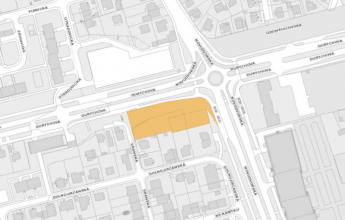 Lokalita Durychova – Nové Dvory s umístěním pozemku PDS (zdroj: PDS)