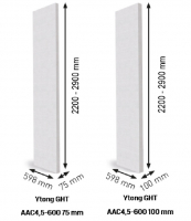 Nejhospodárnější řešení vnitřních nenosných a dělicích stěn nabízí příčkové GHT panely Ytong, které jsou také součástí velkoformátového sortimentu společnosti Xella