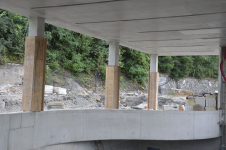 Pohledový beton na stavbě v Praze – Prodloužení podchodu v železniční stanici Praha hlavní nádraží