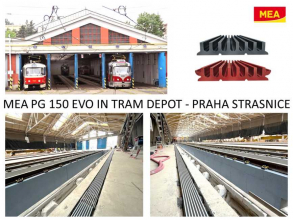 Nejstarší tramvajovou vozovnu v Praze odvodňují jen 3 cm nízké žlaby