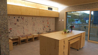 Pohled do interiéru – společenská místnost (zdroj: FSv ČVUT)