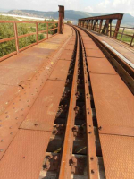 Před rekonstrukcí (železniční trať v obci Lužianky u Nitry)