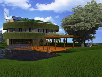 Dům stromů, Průhonice. Josef Smola a Aleš Brotánek 2008