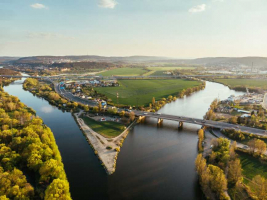 Soutok Berounky a Vltavy v Praze (zdroj: IPR Praha)