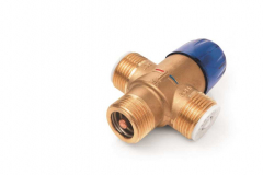 NovaMix Value se používá především v sanitárním sektoru jako regulační zařízení pro snížení teploty teplé vody ze zásobníků. Je možné jej použít i pro řadu dalších aplikací, kde je vyžadována konstantní teplota míchání (foto: Taconova Group AG)