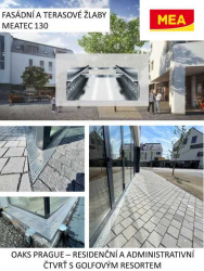 Designové žlaby pro ochranu fasád v nové rezidenční čtvrti