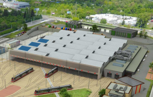Vizualizace vozovny Hloubětín (autor: Metroprojekt)