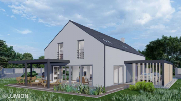 Karel Ševčík, SPŠ Zlín – 3. místo kategorie Projekt rodinného domu a Speciální ocenění společnosti LOXIA kategorie Projekt rodinného domu