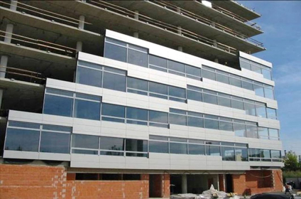 Montáž modulové fasády