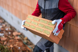 S ohledem na šířku má cihla výborné tepelněizolační vlastnosti