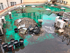 Truhlářská – Střešní zahrada ve vnitrobloku