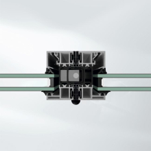 Schüco AS FD 75 (hliníkový systém, základní stavební hloubka 75 mm)