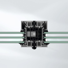 Schüco AS FD 90.HI (90 mm, vysoká izolace, nepřerušovaný venkovní rám)